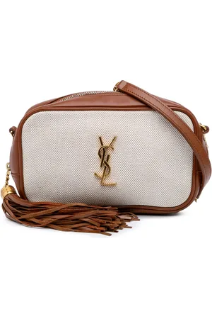 Saint Laurent Bandolera Monogram Lou Camera Bag mini de lona 2019