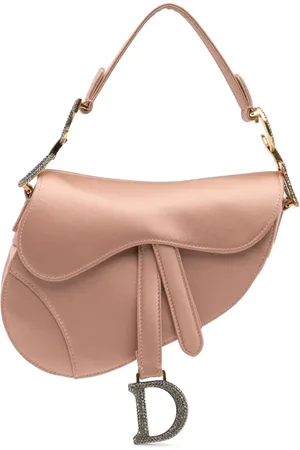 Dior Bolso satchel Saddle mini de satén con detalles de cristal 2019