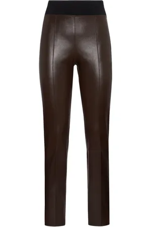 Brunello Cucinelli Leggins con efecto de cuero