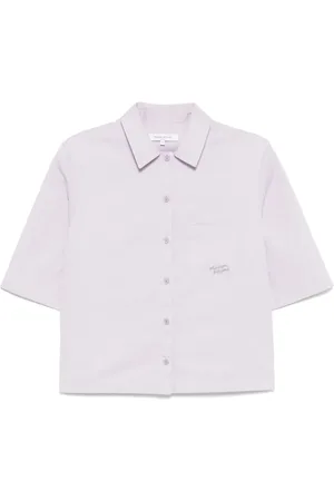 Maison Kitsuné Camisa corta estilo boxy