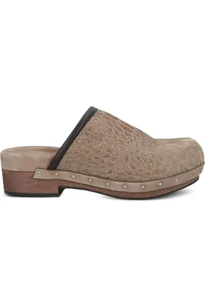 Brunello Cucinelli Mules con efecto de cocodrilo