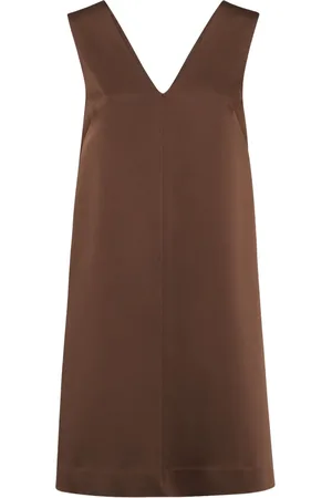 Brunello Cucinelli Vestido corto sin mangas