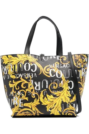 VERSACE Bolso shopper con logo estampado
