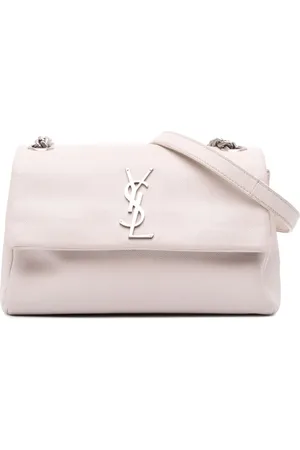 Saint Laurent Bandolera West Hollywood pequeña con diseño granulado 2017