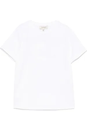 Twin-Set Camiseta con logo en relieve
