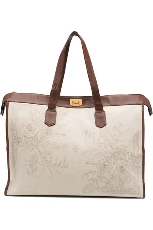 ELEVENTY Bolso shopper en jacquard