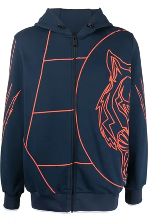 Philipp Plein Chaqueta con capucha y estampado gráfico