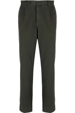 BRIGLIA Pantalones ajustados con parche del logo