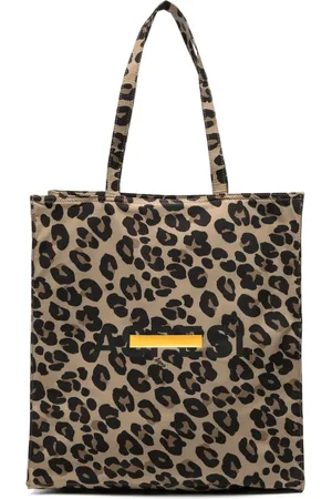 Aspesi Bolso shopper con estampado de leopardo