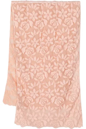 D.EXTERIOR Bufanda con bordado floral