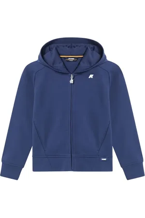 K-Way Logo zip-up hoodie