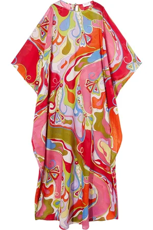Puccini Caftán con estampado Orchidee