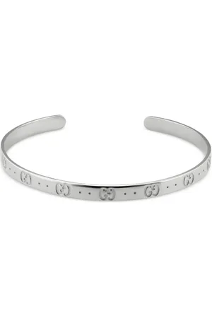 Gucci Brazalete Icon en oro blanco de 18 ct