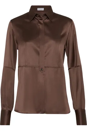 Brunello Cucinelli Camisa de seda