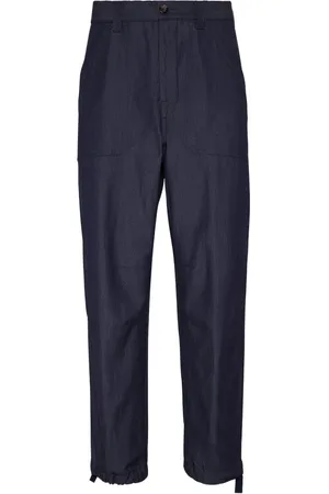 Brunello Cucinelli Pantalones con cierre de botón