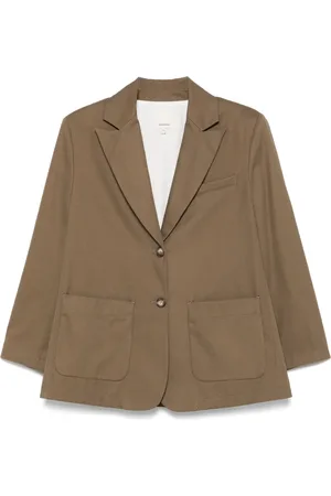 Emporio Armani Blazer con tejido de gabardina