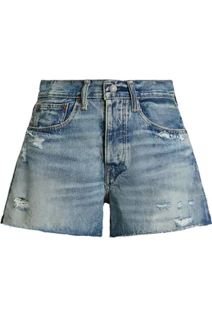 Ralph Lauren Pantalones vaqueros cortos con efecto envejecido