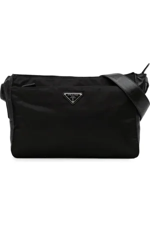 Prada Bolso de hombro Tessuto con cremallera en la parte superior 2000-2013