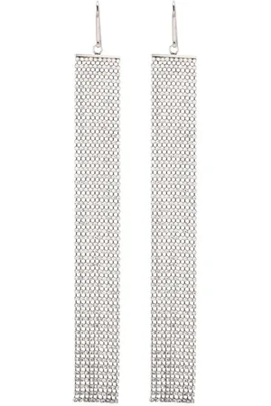 Isabel Marant Pendientes largos con detalles de cristales