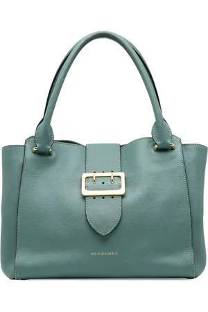 Burberry Bolso satchel Buckle mediano en piel de becerro granulada 2000-2017
