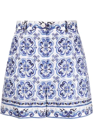 Dolce & Gabbana Falda acampanada con estampado gráfico