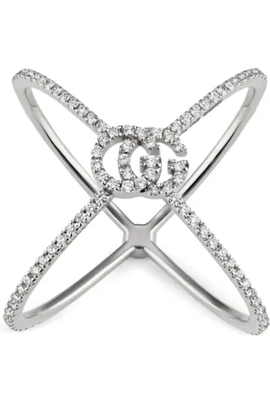 Gucci Anillo Running en oro blanco de 18 ct