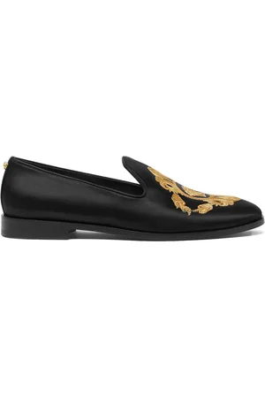 VERSACE Mocasines con bordado Medusa Head