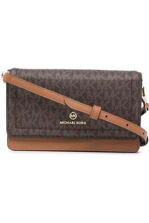 Michael Kors Bandolera Jet Set con logo estampado