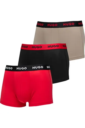 HUGO BOSS Set de tres bóxeres con logo