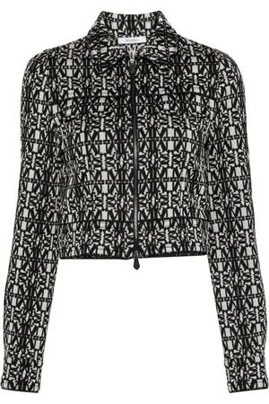 Max Mara Chaqueta corta Tony con monograma
