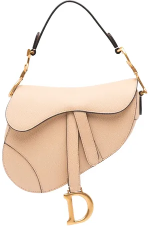 Dior Bolso satchel Saddle de piel de becerro granulada mini 2019