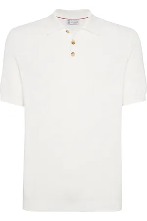 Brunello Cucinelli Polo de canalé