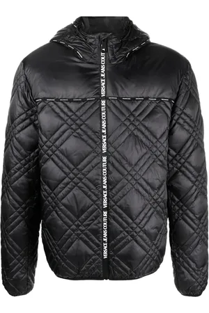 VERSACE Plumífero con tira del logo