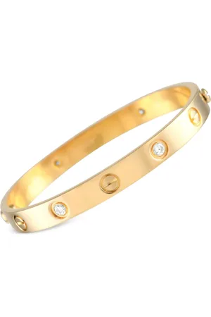 Cartier Pulsera Love 4 en oro amarillo de 18 ct con diamantes
