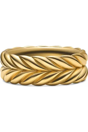 David Yurman Anillo Chevron en oro amarillo de 18 ct