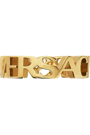 VERSACE Anillo con letras del logo