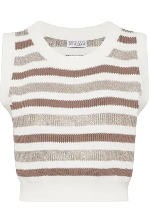 Brunello Cucinelli Camiseta de tirantes de algodón