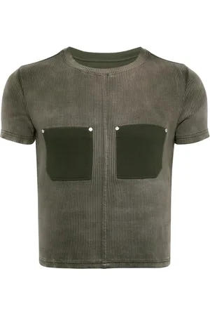 DION LEE Camiseta de canalé