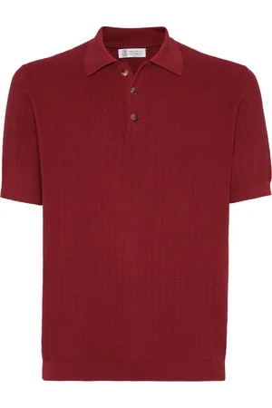 Brunello Cucinelli Polo de algodón