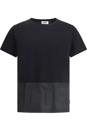 GCDS Camiseta con franja del logo