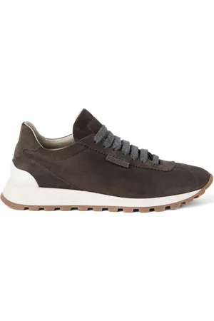 Brunello Cucinelli Zapatillas con tiras autoadherente
