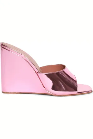 Amina Muaddi Mules Lupita con cuña de 95 mm