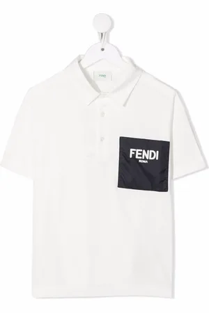 Fendi Polo con logo estampado