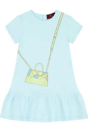 Aigner Vestido acampanado con detalle de canalé