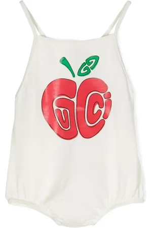 Gucci Bañador GG con motivo de manzana