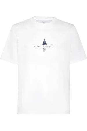 Brunello Cucinelli Camiseta de algodón