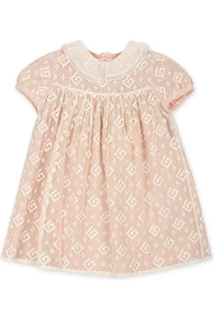 Gucci Vestido GG con detalle de macramé