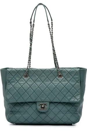 CHANEL Bolso shopper con acolchado de piel de borrego grande 2016-2017