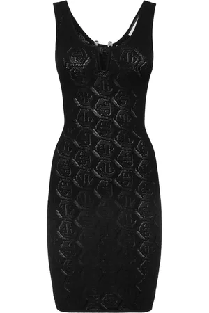 Philipp Plein Vestido corto con monograma