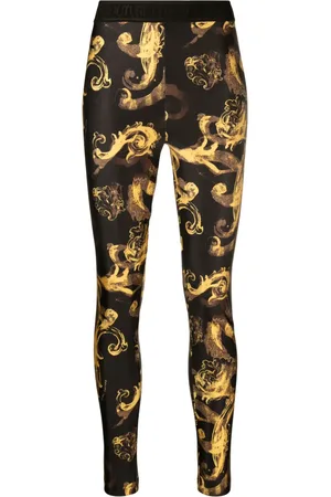 VERSACE Leggins elásticos con estampado barroco